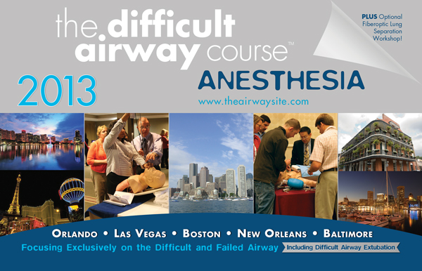 The Difficult Airway Course: Anesthesia