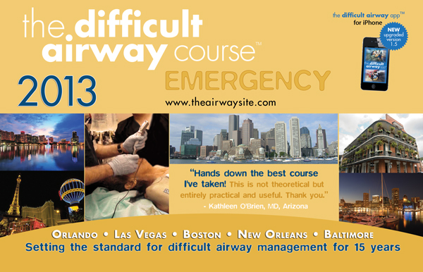 The Difficult Airway Course: Emergency